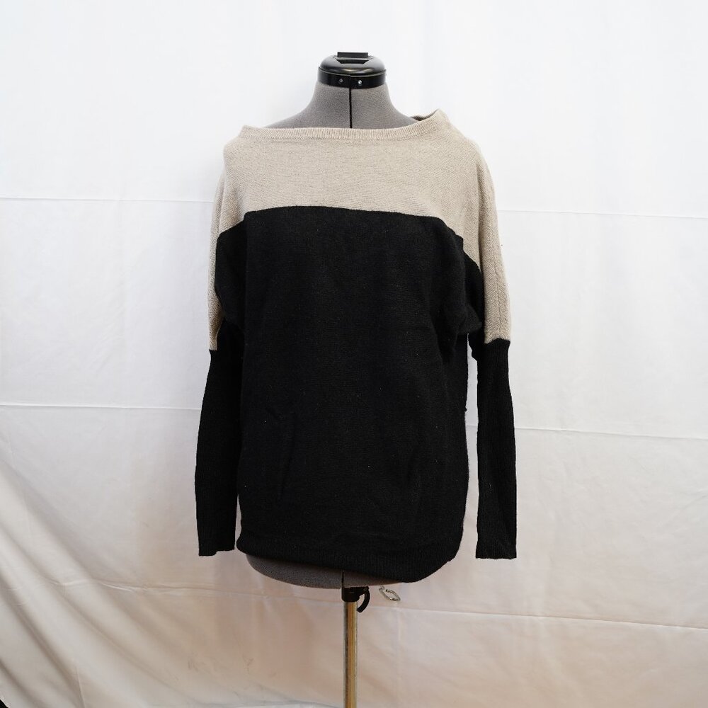 BCBGMaxAzaria Long Sleeve Wool Sweater, Size-S